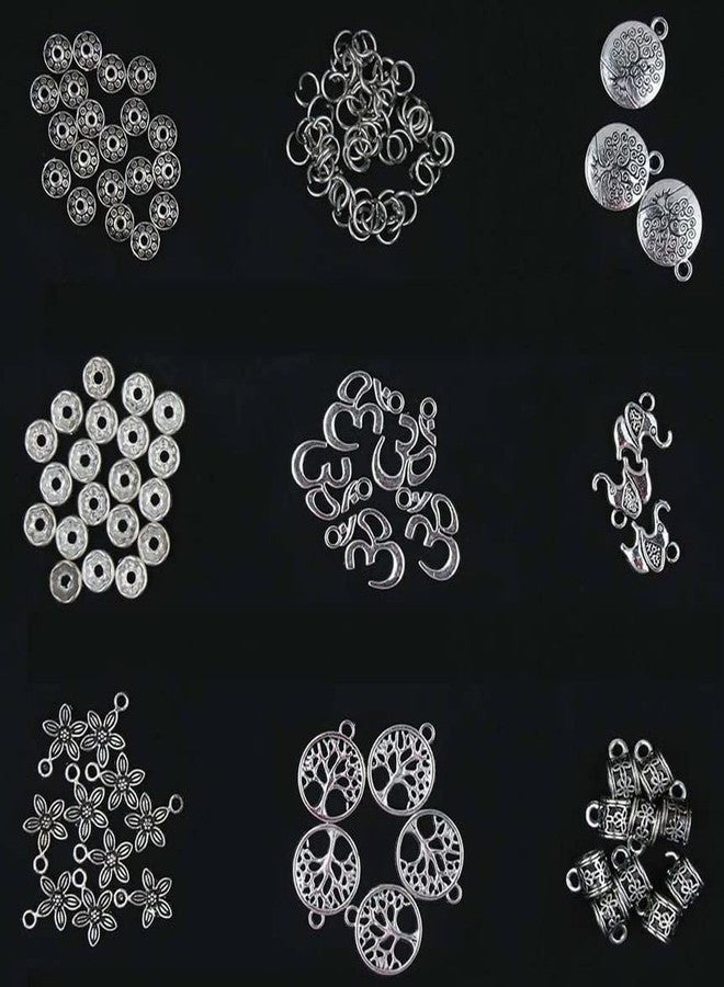 دي آي واي كرافتس مجموعة أدوات يدوية الصنع مكونة من 400 قطعة، مجموعة متنوعة، خرز كريستالي لصنع المجوهرات، خرز من الأحجار الطبيعية للأساور، خرز الأحجار الكريمة والمجوهرات (مجموعة 400 قطعة، مجموعة متنوعة) - Image 4